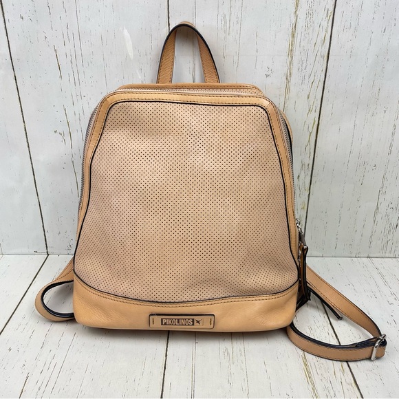 PIKOLINOS Handbags - Pikolinos‎ Two-Tone Salinas Leather Backpack